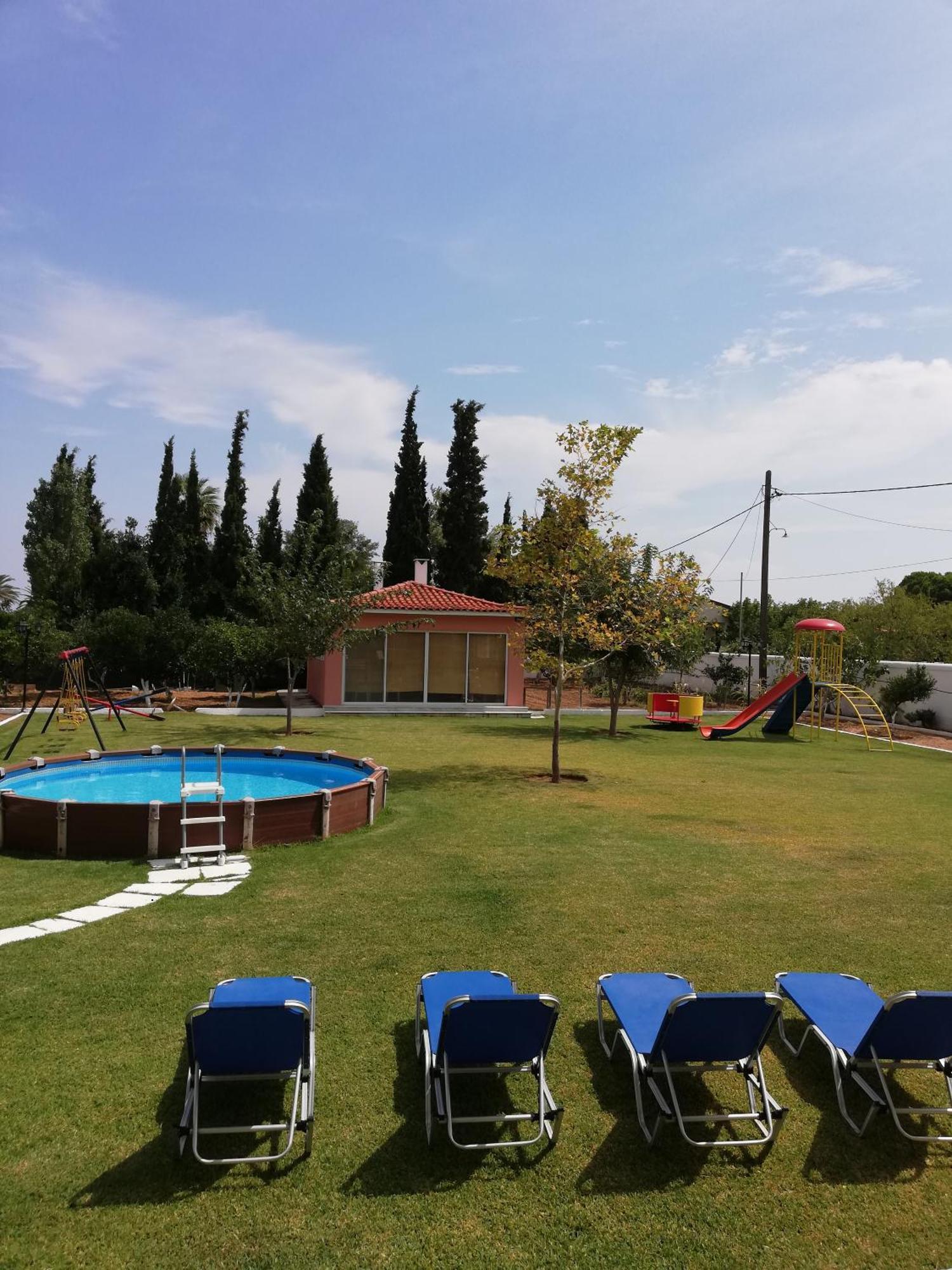 Marathon Beachside Villa 100M From The Beach Schinias Exterior foto