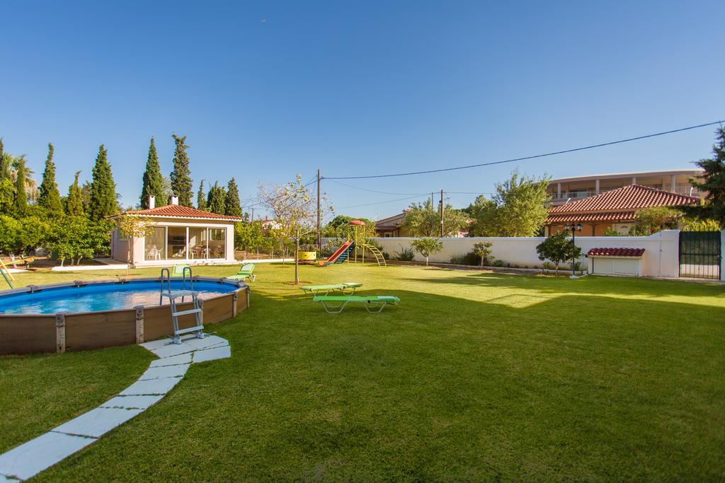 Marathon Beachside Villa 100M From The Beach Schinias Exterior foto