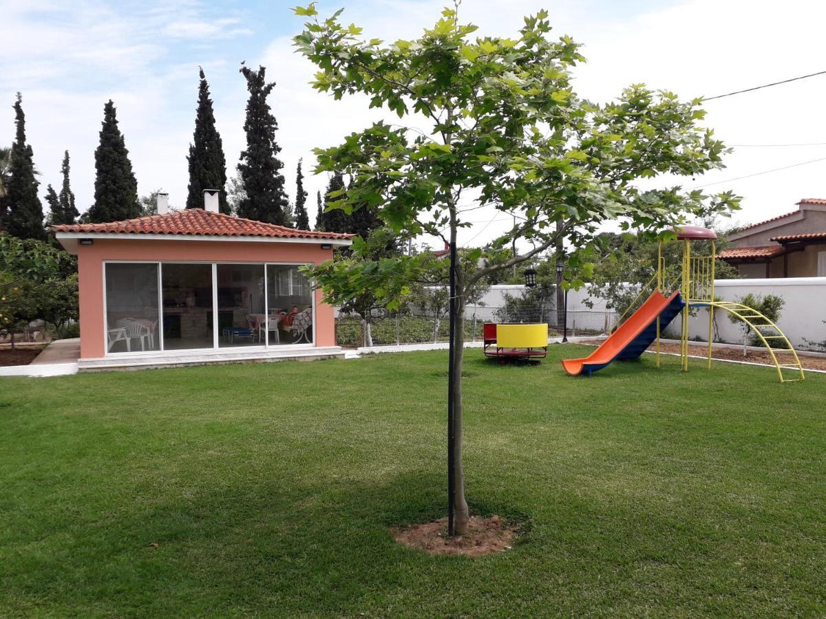 Marathon Beachside Villa 100M From The Beach Schinias Exterior foto
